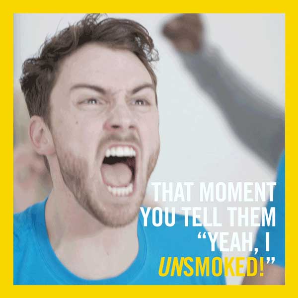 That moment you tell them yeah I unsmoked