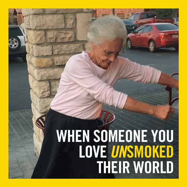 When someone you love unsmoked their world